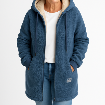 Birgitta | Dam fleecejacka – Elegans och värme i ett