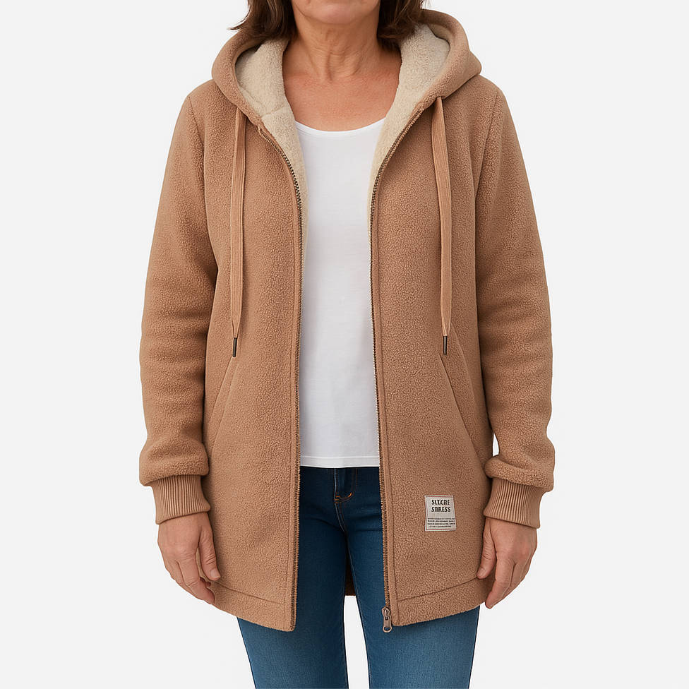 Birgitta | Dam fleecejacka – Elegans och värme i ett