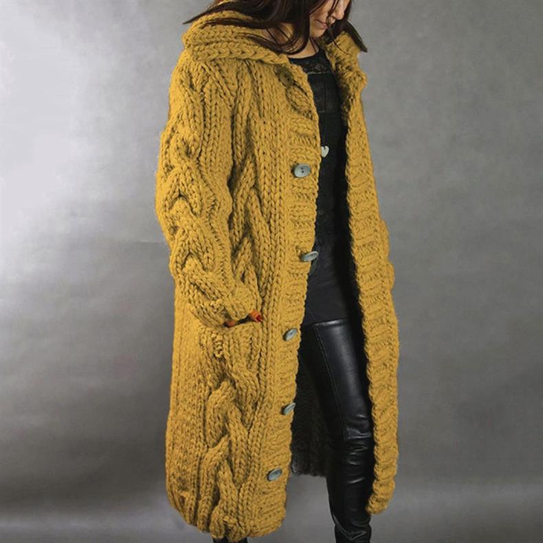 Savé – Elegant Longline Knit Coat