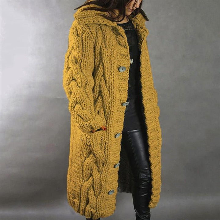 Savé – Elegant Longline Knit Coat