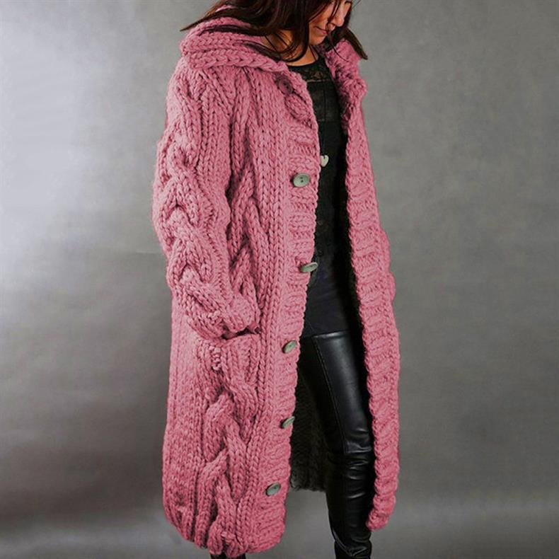 Savé – Elegant Longline Knit Coat