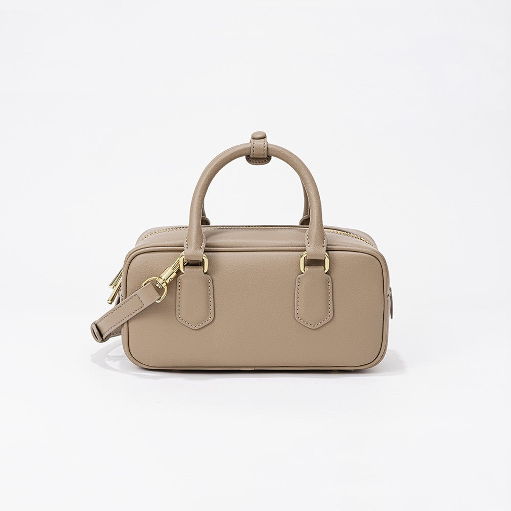 Sina™ | Vintage Äkta Läder Crossbody Handväska