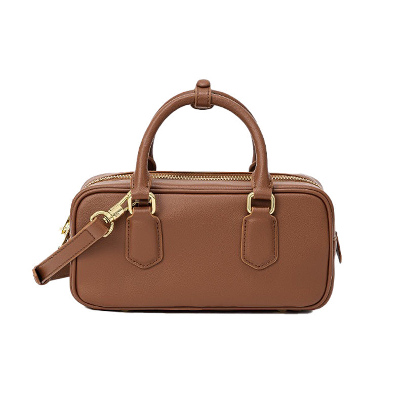 Sina™ | Vintage Äkta Läder Crossbody Handväska