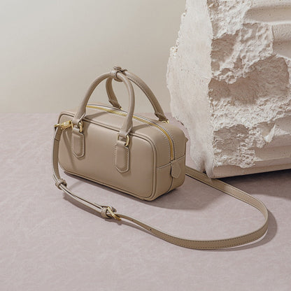 Sina™ | Vintage Äkta Läder Crossbody Handväska