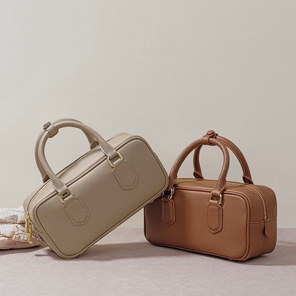 Sina™ | Vintage Äkta Läder Crossbody Handväska