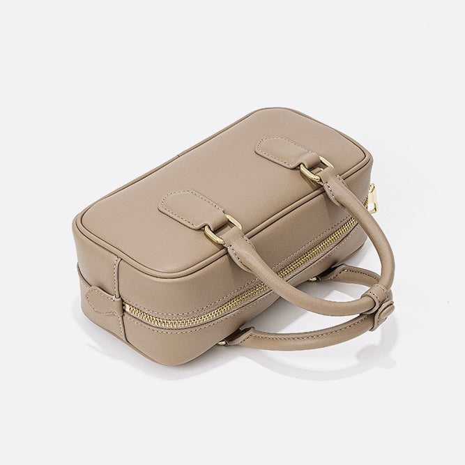 Sina™ | Vintage Äkta Läder Crossbody Handväska